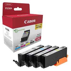 Canon CLI-581XXL BK/C/M/Y  schwarz, cyan, magenta, gelb Druckerpatronen, 4er-Set von Canon
