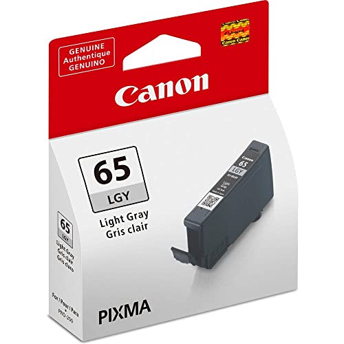 Canon CLI-65 LGY Tinte 12,6 ml Druckertinte für PIXMA Tintenstrahldrucker ORIGINAL 4216C001 grau Standard von Canon