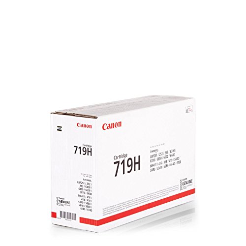 Canon CRG 719H BK Kartusche 6400 Seiten schwarz Toner für Laserdrucker (schwarz, Canon I-Sensys MF5940DN/MF5980DW/LBP6300dn/LBP6310dn LBP6650dn LBP6670dn LBP6680 x, 1 Stück (S), Kartusche, 6400 Seiten) von Canon