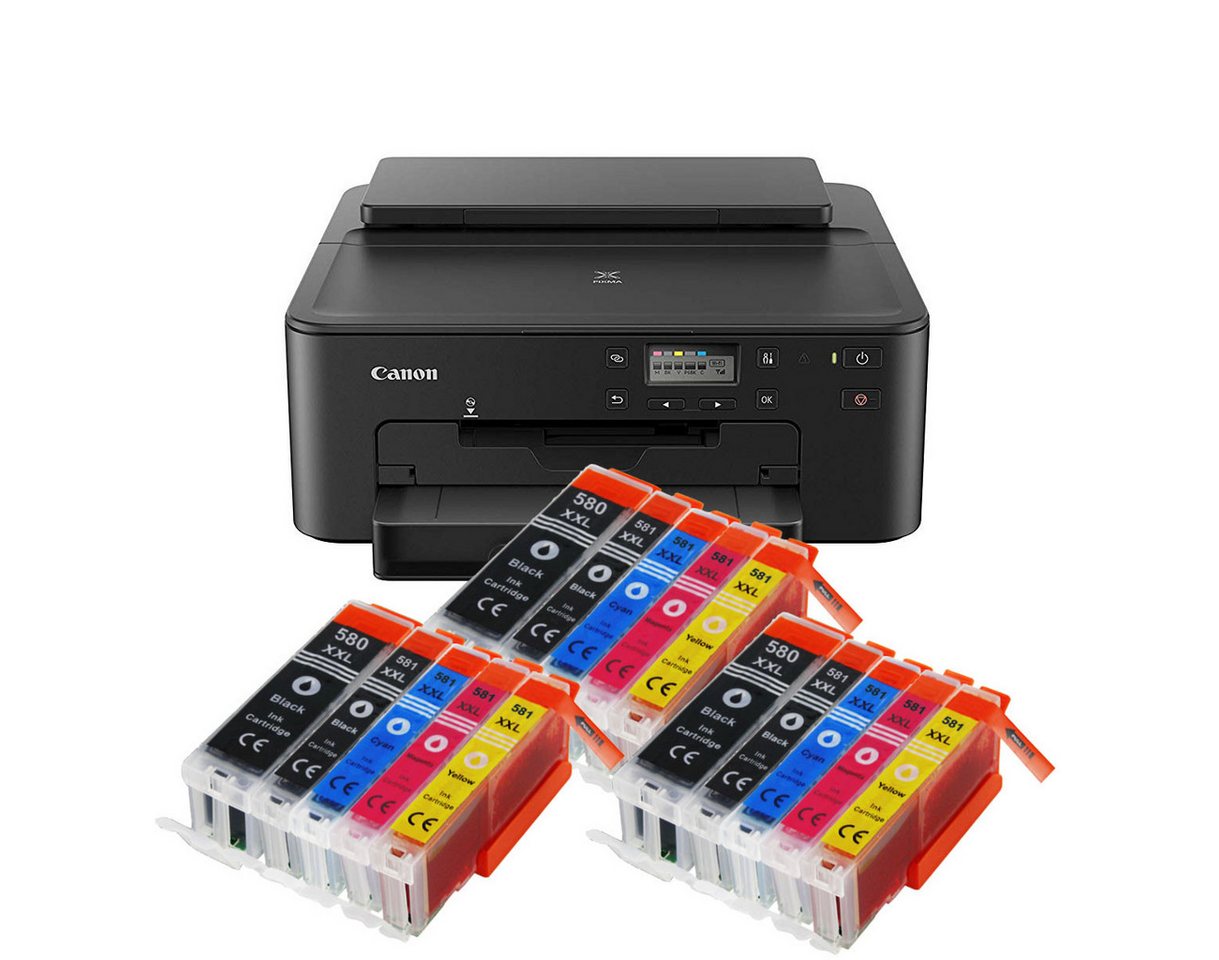 Canon Canon Pixma TS705a Tintenstrahldrucker mit 15 kompatiblen XXL Patronen Tintenstrahldrucker von Canon