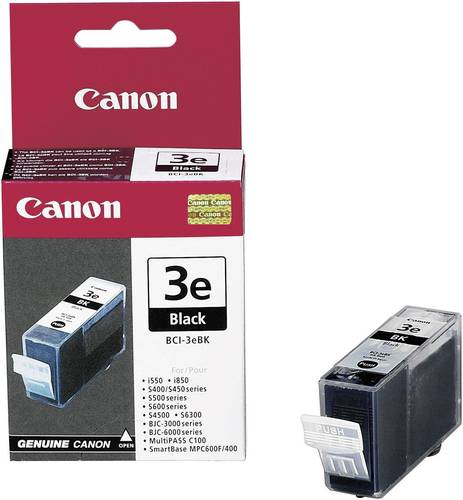 Canon Druckerpatrone BCI-3eBK Original Schwarz 4479A002 von Canon