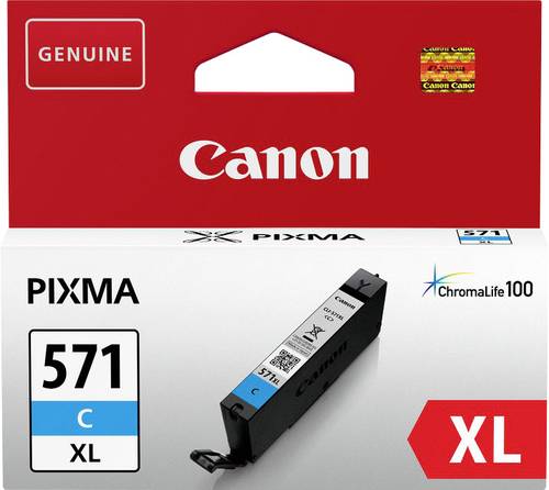 Canon Druckerpatrone CLI-571C XL Original Cyan 0332C001 von Canon
