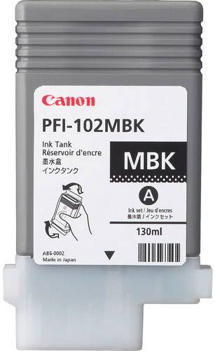 Canon Druckerpatrone PFI-102MBK Original Matt Schwarz 0894B001 von Canon