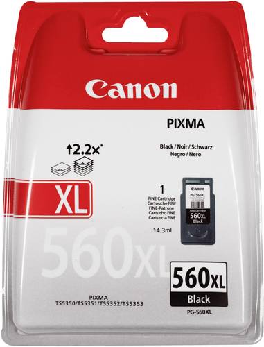 Canon Druckerpatrone PG-560XL Original Schwarz 3712C001 von Canon