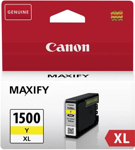 Canon Druckerpatrone PGI-1500Y XL Original Gelb 9195B001 von Canon