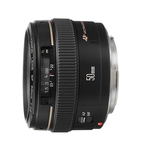 Canon EF 50mm F1.4 USM Standardobjektiv (58mm Filtergewinde) schwarz von Canon