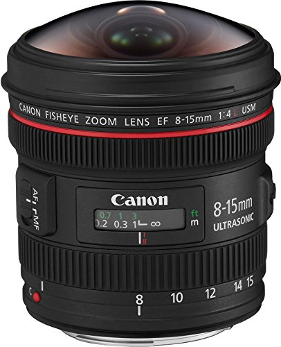 Canon EF 8-15mm F4 L Fisheye USM Objektiv (Filterhalter) schwarz von Canon