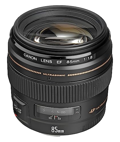 Canon EF 85mm F1.8 USM Objektiv (58mm Filtergewinde) schwarz von Canon