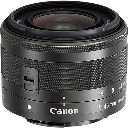 Canon EF-M 15-45mm F3.5-6.3 IS STM Objektiv (49mm Filtergewinde) schwarz von Canon