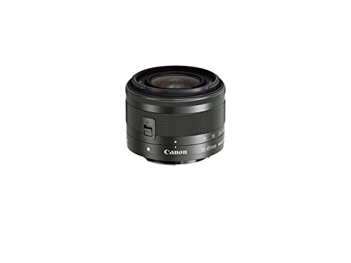 Canon EF-M 15-45mm f/3.5-6.3 IS STM Objektiv (zertifiziert generalüberholt), Basis, schwarz von Canon