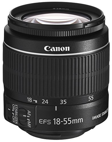 Canon EF-S 18-55mm F3.5-5.6 IS II Universalzoom-Objektiv (58mm Filtergewinde) schwarz von Canon