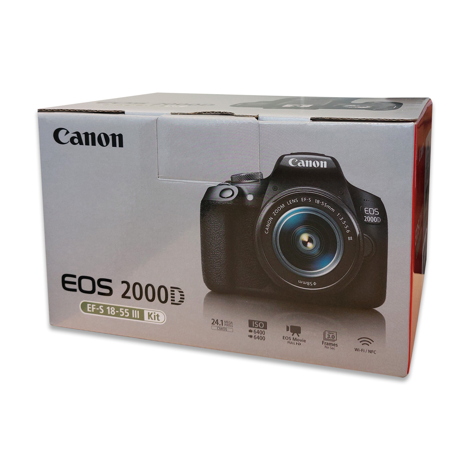 Canon EOS 2000D Spiegelreflexkamera mit Objektiv EF-S 18-55 III Kit von Canon