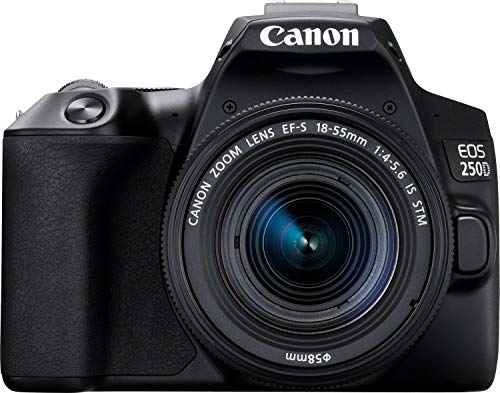 Canon EOS 250D Digital Camera - Black +Lens(EF-S 18-55 mm f/4-5.6 is STM) von Canon
