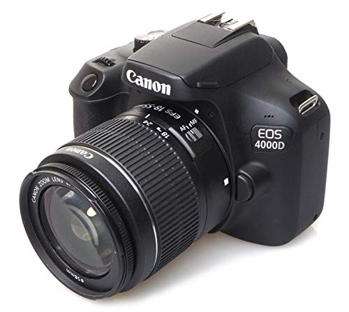 Canon EOS 4000D Kit 18-55mm DC III Spiegelreflexkamera, schwarz von Canon