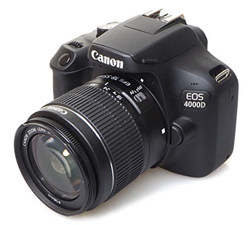 Canon EOS 4000D Kit 18-55mm DC III Spiegelreflexkamera, schwarz Canon EOS 4000D Kit 18-55mm DC III Spiegelreflexkamera, schwarz von Canon