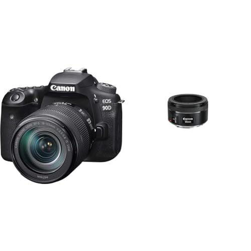 Canon EOS 90D Spiegelreflexkamera - mit Objektiv EF-S 18-135mm F3.5-5.6 is USM schwarz Canon EOS 90D Spiegelreflexkamera - mit Objektiv EF-S 18-135mm F3.5-5.6 is USM schwarz von Canon