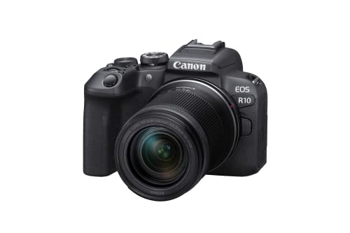 Canon EOS R10 + RF-S 18-150mm F3.5-6.3 is STM + Bajonettadapter EF-EOS R Schwarz von Canon