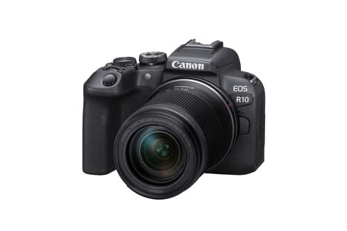 Canon EOS R10 + RF-S 18-150mm F3.5-6.3 is STM + Bajonettadapter EF-EOS R Schwarz Canon EOS R10 + RF-S 18-150mm F3.5-6.3 is STM + Bajonettadapter EF-EOS R Schwarz von Canon