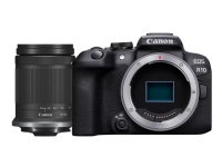 Canon EOS R10 + RF-S 18-150mm IS STM, 24,2 MP, 6000 x 4000 Pixel, CMOS, 4K Ultra HD, Touchscreen, Schwarz von Canon