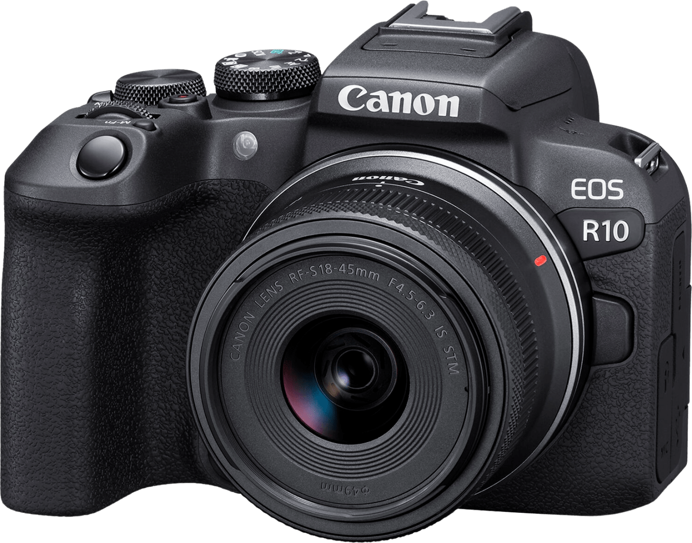 Canon EOS R10 + RF-S 18-45mm f/4.5-6.3 IS STM + EF-EOS R Bajonett-Adapter von Canon