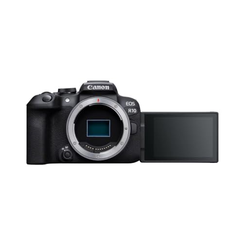 Canon EOS R10 Kamera spiegellos (Hybridkamera, DSLR Upgrade, 15 B/s, 4K Videos, Dual Pixel CMOS AF II Fokussystem, WLAN) schwarz von Canon