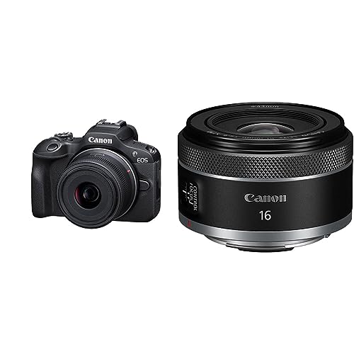 Canon EOS R100 18-45 Kit + RF 16mm F2.8 STM - Digitalkamera - Schwarz Canon EOS R100 18-45 Kit + RF 16mm F2.8 STM - Digitalkamera - Schwarz von Canon