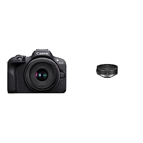 Canon EOS R100 18-45 Kit + RF 28mm F2.8 STM - Digitalkamera - Kompakt - Schwarz Canon EOS R100 18-45 Kit + RF 28mm F2.8 STM - Digitalkamera - Kompakt - Schwarz von Canon