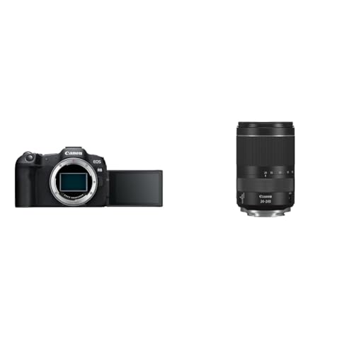 Canon EOS R8 Systemkamera - Spiegellose Vollformat Kamera & Objektiv RF 24-240mm F4.0-6.3 is USM Zoomobjektiv Lens für EOS R (72mm Filtergewinde von Canon