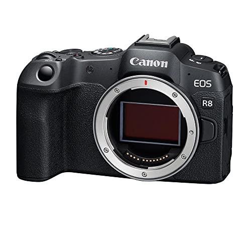 Canon EOS R8 Vollformat 24,2 MP spiegelloses Kameragehäuse | 4K Full HD Videoaufnahme | (Schwarz) von Canon