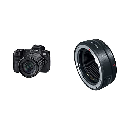 Canon EOS RP Systemkamera - mit Objektiv RF 24-105mm F4-7.1 is STM, schwarz & Bajonettadapter EF-EOS R 2971C005 Schwarz Canon EOS RP Systemkamera - mit Objektiv RF 24-105mm F4-7.1 is STM, schwarz & Bajonettadapter EF-EOS R 2971C005 Schwarz von Canon