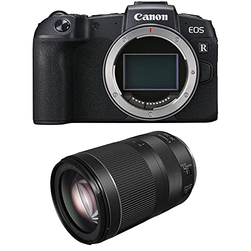 Canon EOS RP Vollformat Systemkamera - Gehäuse mit RF 24-240mm F4-6.3 is USM (spiegellos, 26,2 Megapixel, 7,5 cm Clear View LCD II, 4K, DIGIC 8 Bildprozessor, WLAN, Bluetooth, Vollformat-Sensor) von Canon