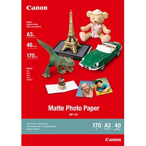 Canon Fotopapier MP-101 DIN A3 matt 170 g/qm 40 Blatt von Canon