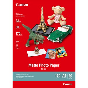 Canon Fotopapier MP-101 DIN A4 matt 170 g/qm 50 Blatt Canon Fotopapier MP-101 DIN A4 matt 170 g/qm 50 Blatt von Canon