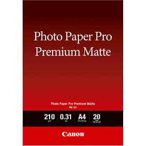 Canon Fotopapier PM-101 DIN A4 matt 210 g/qm 20 Blatt Canon Fotopapier PM-101 DIN A4 matt 210 g/qm 20 Blatt von Canon