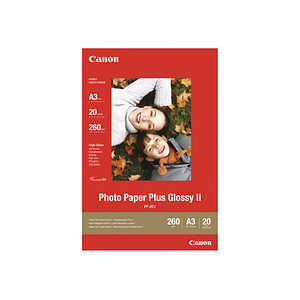 Canon Fotopapier PP-201 A3 DIN A3 hochglänzend 265 g/qm 20 Blatt von Canon