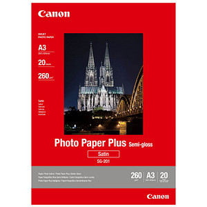 Canon Fotopapier SG-201 DIN A3 satiniert 260 g/qm 20 Blatt von Canon