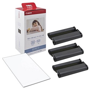 Canon Fotopapier-Set KP-108IN 10,0 x 15,0 cm glänzend 300 g/qm 1 Set von Canon