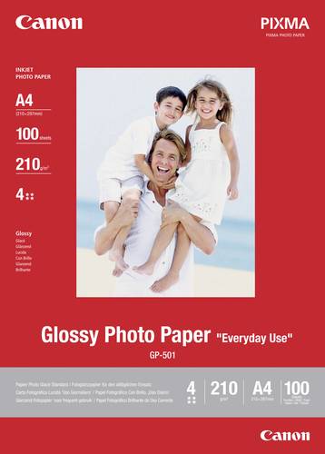 Canon GP-501 0775B082 Fotopapier DIN A4 200 g/m² 20 Blatt Glänzend Canon GP-501 0775B082 Fotopapier DIN A4 200 g/m² 20 Blatt Glänzend von Canon