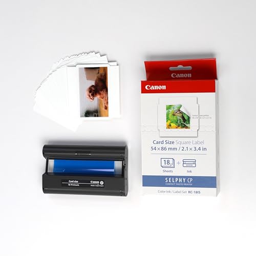 Canon KC-18 IS 5 x 5cm Sticker-Papier für Selphy Drucker Canon KC-18 IS 5 x 5cm Sticker-Papier für Selphy Drucker von Canon