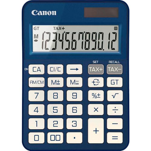 Canon KS-125KB-BL, Scientific Calculator, Suitable for School and Business, Dual Power Battery, Tax Calculations and Grand Total Function, Large Upright Angled Display Canon KS-125KB-BL, Scientific Calculator, Suitable for School and Business, Dual Power Battery, Tax Calculations and Grand Total Function, Large Upright Angled Display von Canon