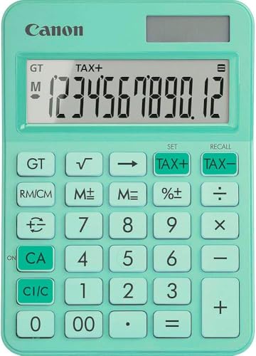 Canon LS-125KB-GR, Scientific Calculator, Suitable for School and Business, Dual Power Battery, Tax Calculations and Grand Total Function, Large Flat Display and Keys Canon LS-125KB-GR, Scientific Calculator, Suitable for School and Business, Dual Power Battery, Tax Calculations and Grand Total Function, Large Flat Display and Keys von Canon