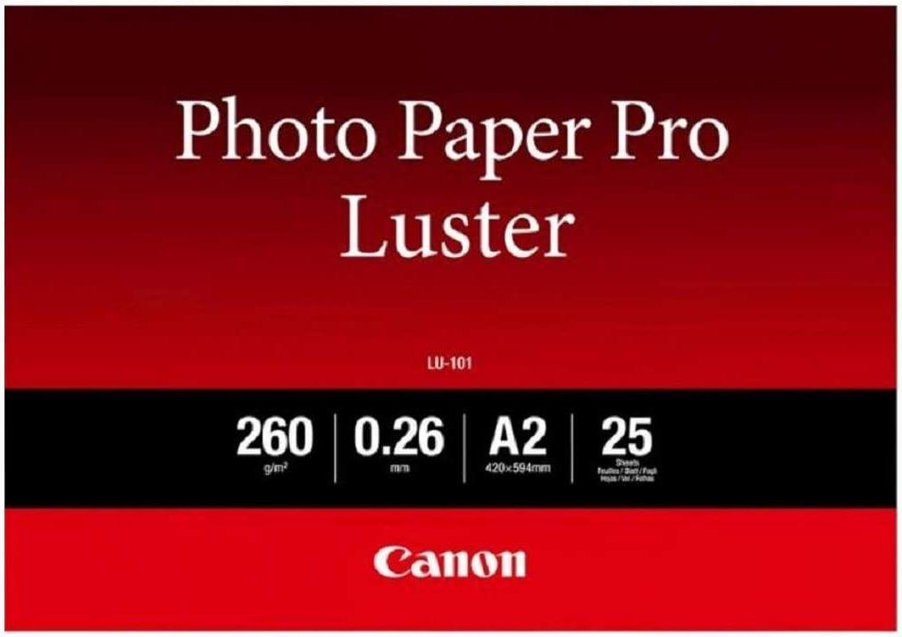 Canon LU-101 PRO-Fotopapier Luster Pro A4 20 Blatt Objektivzubehör Canon LU-101 PRO-Fotopapier Luster Pro A4 20 Blatt Objektivzubehör von Canon