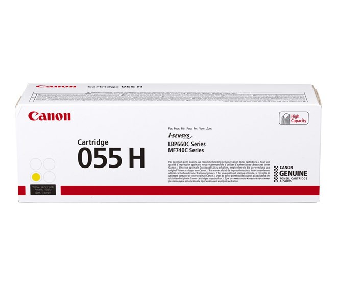Canon Lasertoner 055H gelb 5.900 Seiten Canon Lasertoner 055H gelb 5.900 Seiten von Canon
