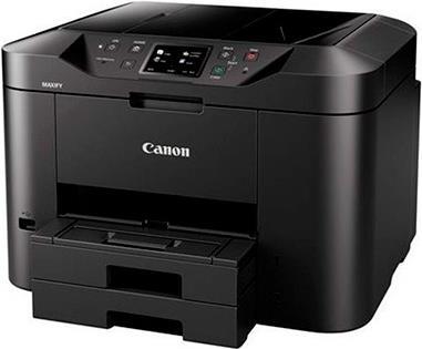 Canon MAXIFY MB2750 - Multifunktionsdrucker - Farbe - Tintenstrahl - A4 (210 x 297 mm), Legal (216 x 356 mm) (Original) - A4/Legal (Medien) - bis zu 22 Seiten/Min. (Kopieren) - bis zu 24 ipm (Drucken) - 500 Blatt - 33.6 Kbps - USB 2.0, LAN, Wi-Fi(n), USB- (0958C009) von Canon