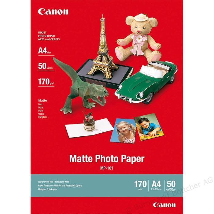 Canon MP-101 Fotopapier matt A4 210x297mm 170 g/m² - 50 Blatt von Canon