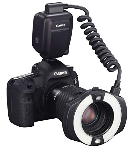 Canon Macro Ring Lite MR-14EX II Speedlite-Blitzgeräte CAN2314 Schwarz von Canon