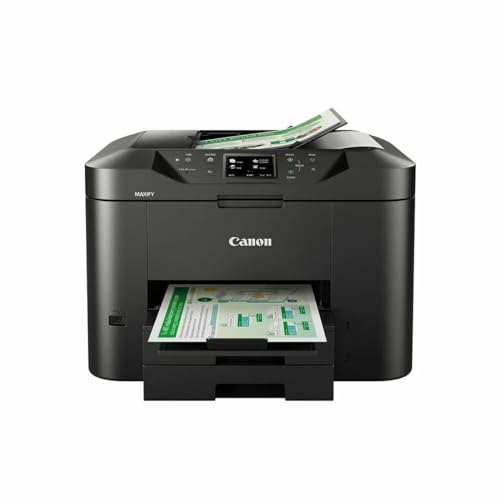 Canon Maxif MB2750 Inkjet Multifunktionsdrucker, 24 ipm Schwarz/Weiß, 15.5 ipm mit Farbe, 600 x 1200 DPI, Schwarz/Anthrazit von Canon