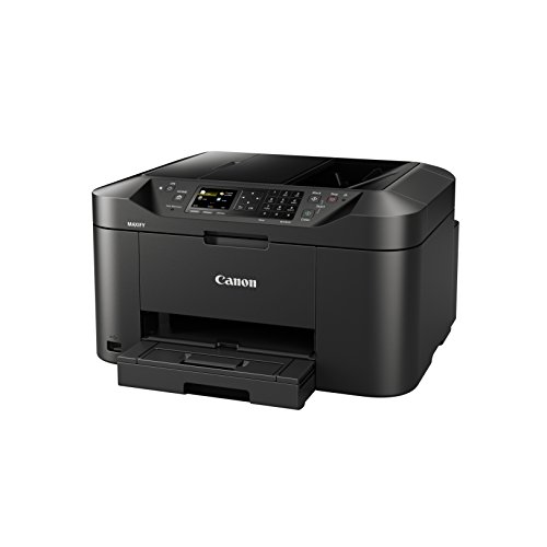 Canon MAXIFY MB2150 Tintenstrahldrucker 4-in-1 Multifunktionsgerät DIN A4 (Drucker, Scanner, Kopierer, Fax, ADF, 600x1200 DPI, WLAN, 19/13 ISO-Seiten/Min., Duplexdruck, 250-Blatt-Kassette) schwarz von Canon