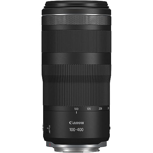 Canon Objektiv RF 100-400mm F5.6-8 is USM Supertele-Objektiv passend für Kameras der Canon EOS R Serie (5,5 Stufen optischer Bildstabilisator, Nano USM Autofokus, 635g, kompakt), schwarz von Canon