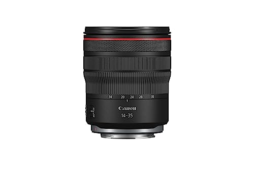 Canon Objektiv RF 14-35mm F4 L is USM Makroobjektiv (2,5 x Zoom, Nano USM AF, Ultra Weitwinkel, 5 Stufen Bildstabilisator, ASC, SuperSpectra, SWC Vergütung, Staub- und Spritzwasserschutz) schwarz von Canon